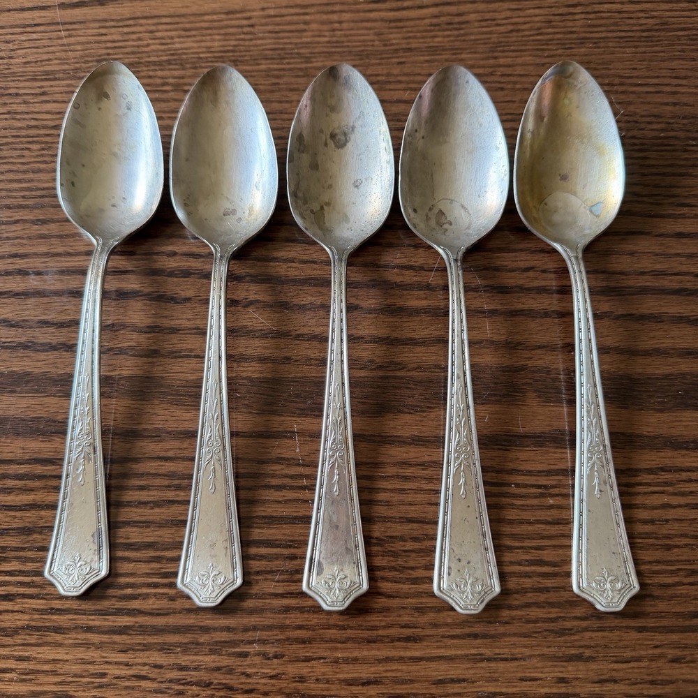 Vintage Simeon and George Rogers Co Oneida Oakland Tablespoon Serving 1929 (5)